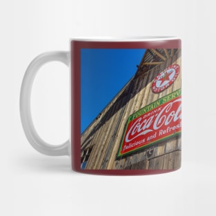 Vintage Coca Cola Sign Mug